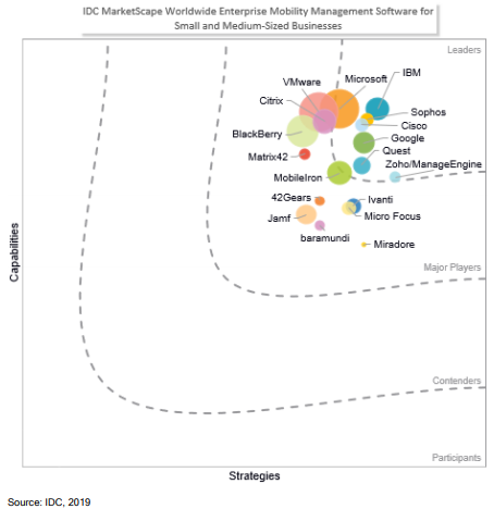 IDC MarketScape Chart