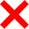 red x